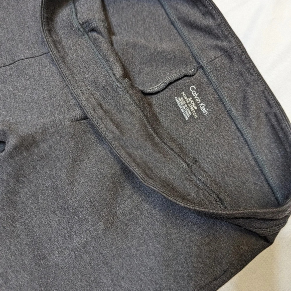 Calvin Klein Power Stretch Dress Pant / Elevated Athleasure Grey Woman Small - Picture 3 of 7